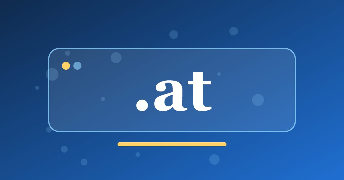 .at Domain: Austria's National Address for Local Businesses and Projects