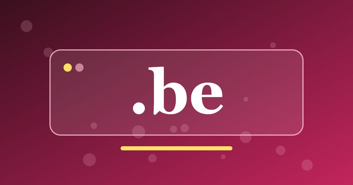 .be Domain: The Belgian National Address for Bilingual and Local Business