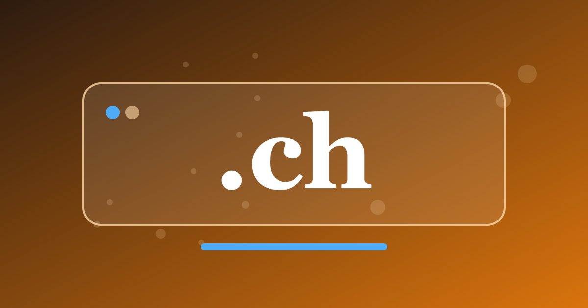 .ch Domain: The Swiss Address for Multilingual Business and Local Services