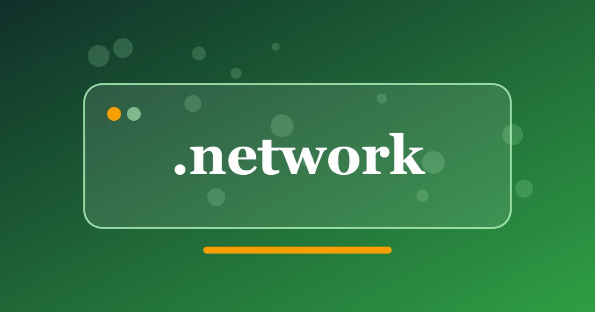 .network Domain: A Generic Address for Communities, IT Teams and Professional Groups