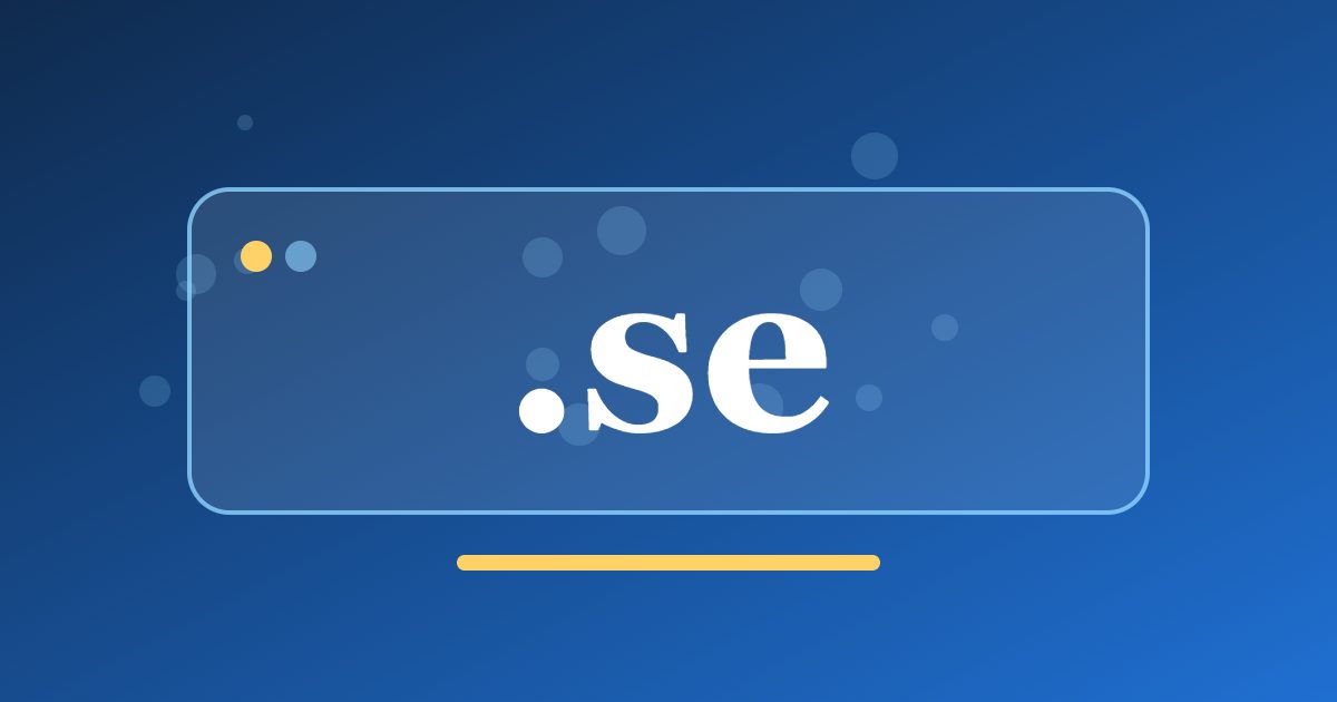 .se Domain: Sweden's Country Address for Local Business and Community