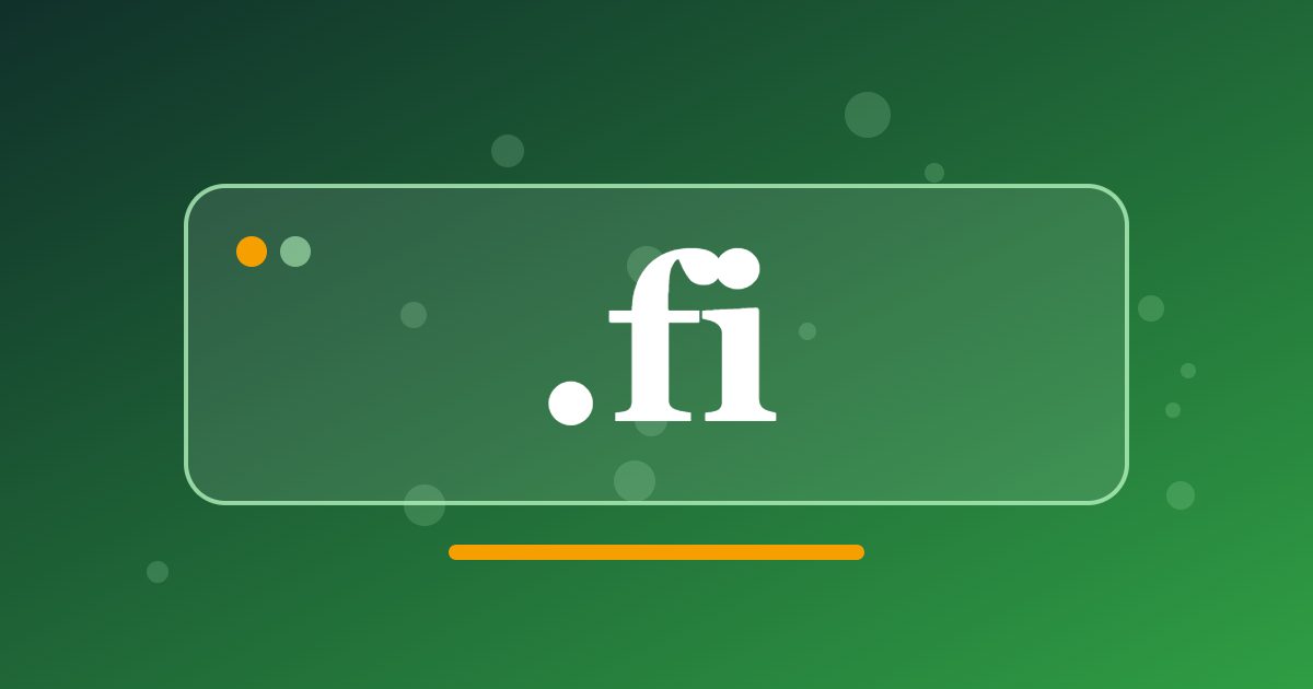 .fi Domain: Finland's Country Address for Local Companies and Projects