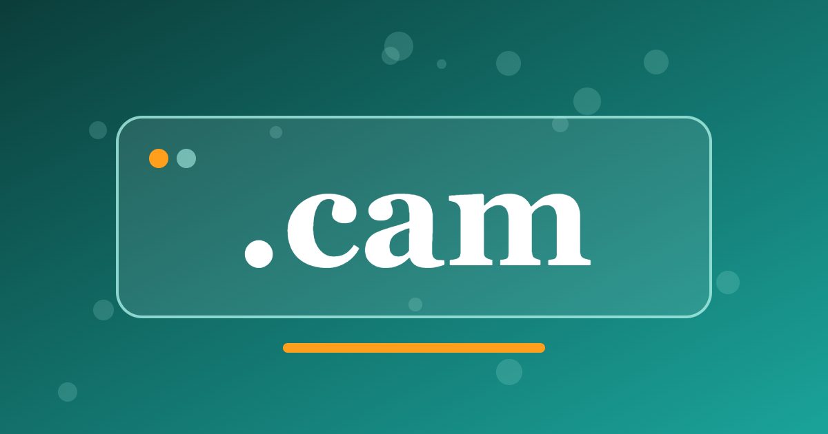 .cam Domain: A Short Address for Photographers, Video Makers and Camera Projects