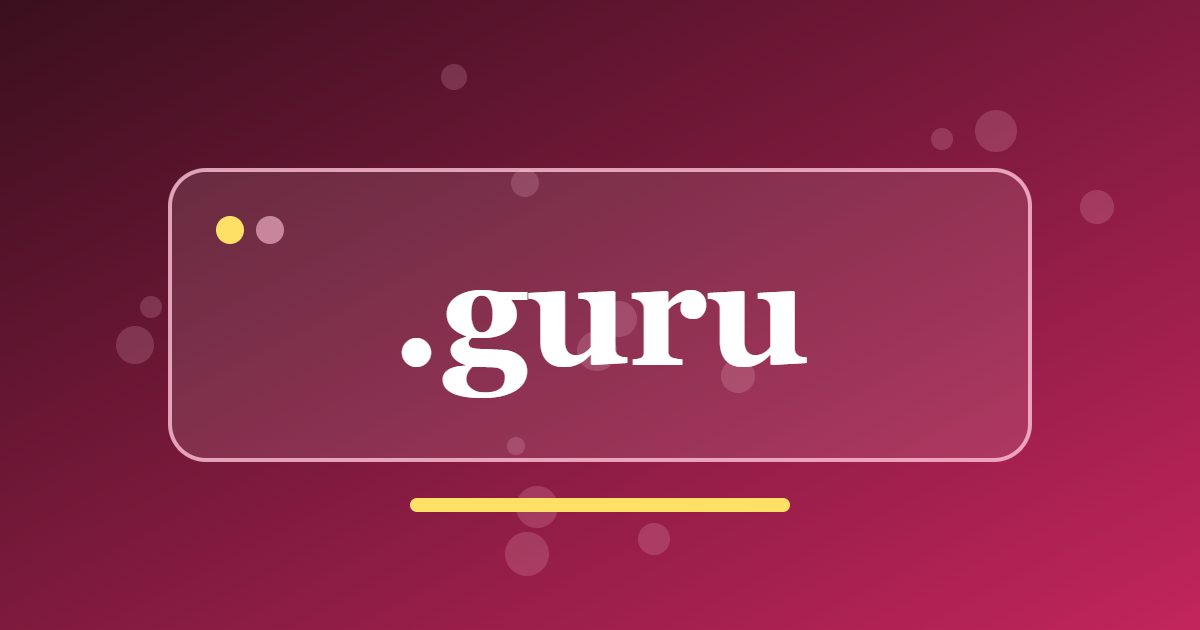 .guru Domain: A Short Expert Address for Consultants, Coaches and Teachers