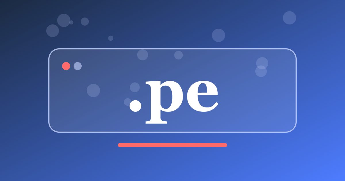 .pe Domain: Peru's Country Address for Local Firms and Community Projects