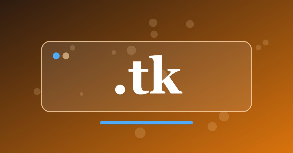 .tk Domain: A Two-Letter Address From a Pacific Territory