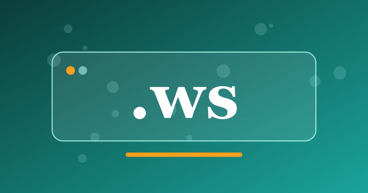.ws Domain: Samoa's Two-Letter Code, Long Used as a General Address
