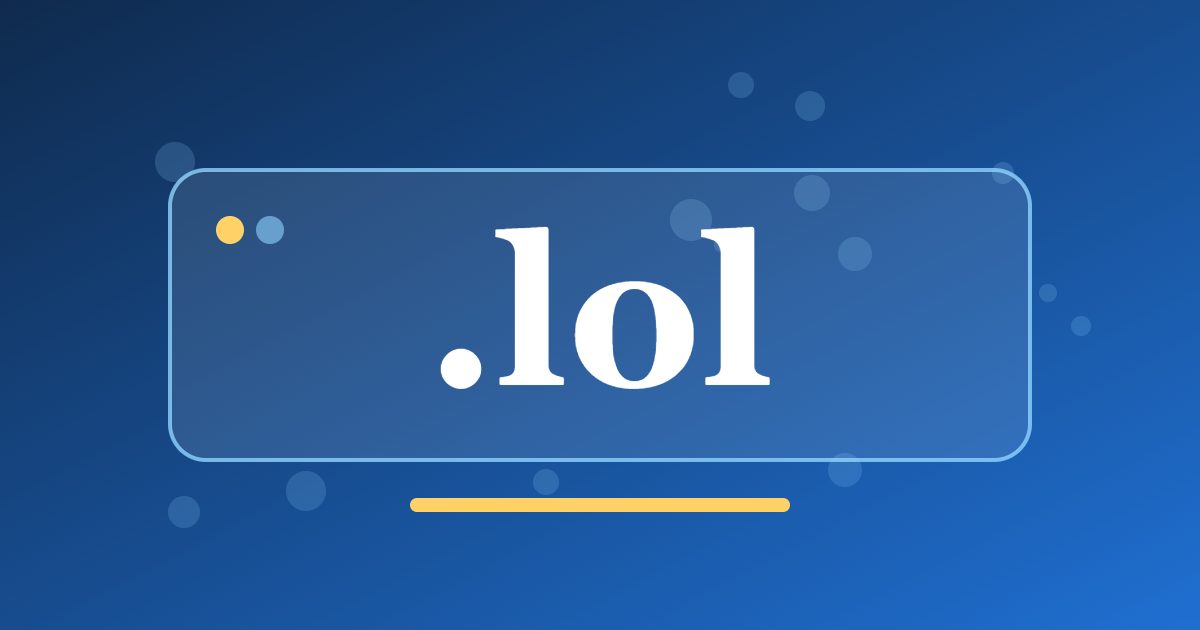 .lol Domain: A Playful Generic Address for Humour, Memes and Friendly Projects