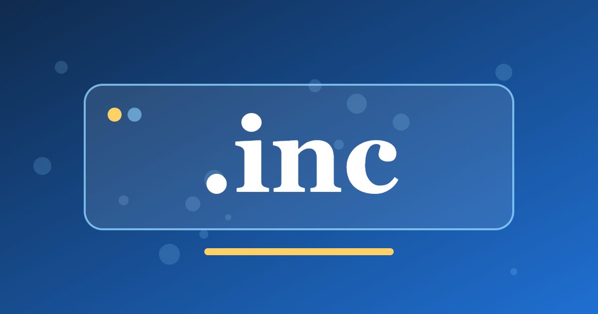.inc Domain: A Corporate-Style Address for Companies and Business Projects