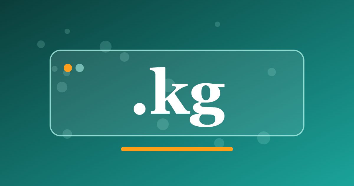 .kg Domain: The Country Address for Kyrgyzstan Businesses and Local Projects