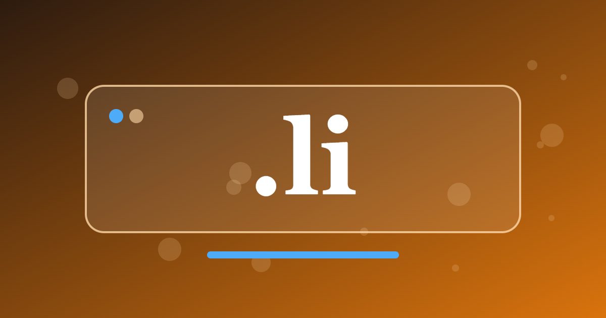 .li Domain: Liechtenstein's Country Address for Local Businesses and Projects
