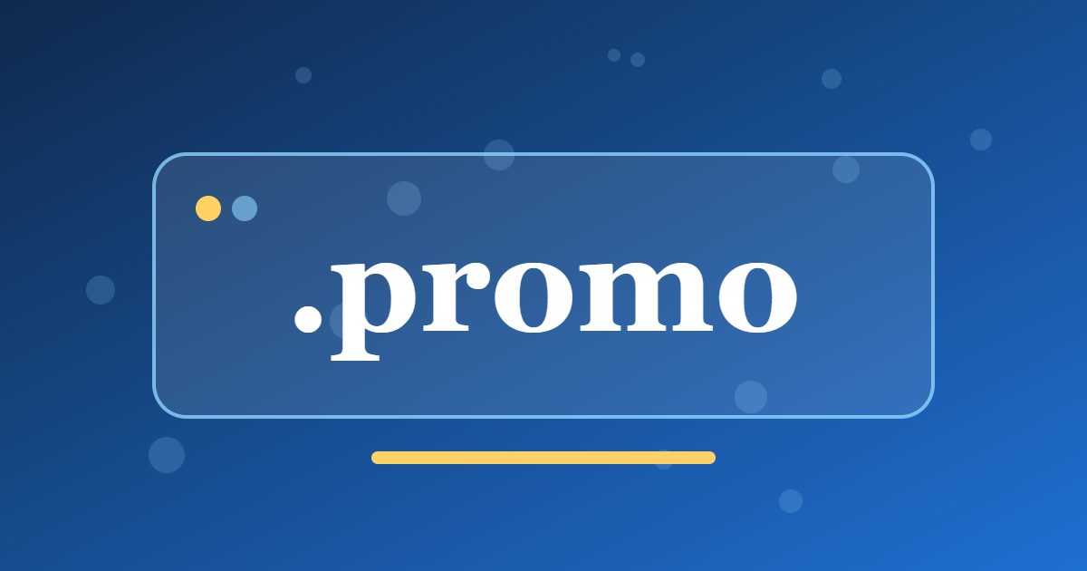 .promo Domain: A Generic Address for Campaigns, Launches and Promotions