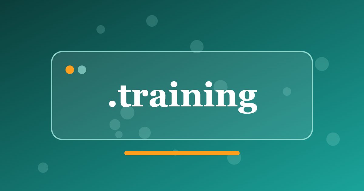 .training Domain: A Clear Address for Courses, Coaching and Skills Development