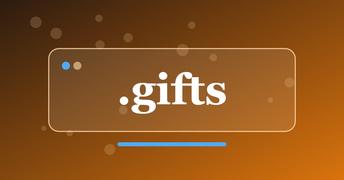 .gifts Domain: A Clear Address for Gift Shops, Gift Guides and Present Ideas