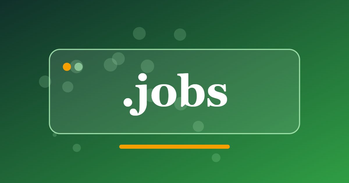 .jobs Domain: A Career-Themed Address for Job Boards, Recruiters and Employers