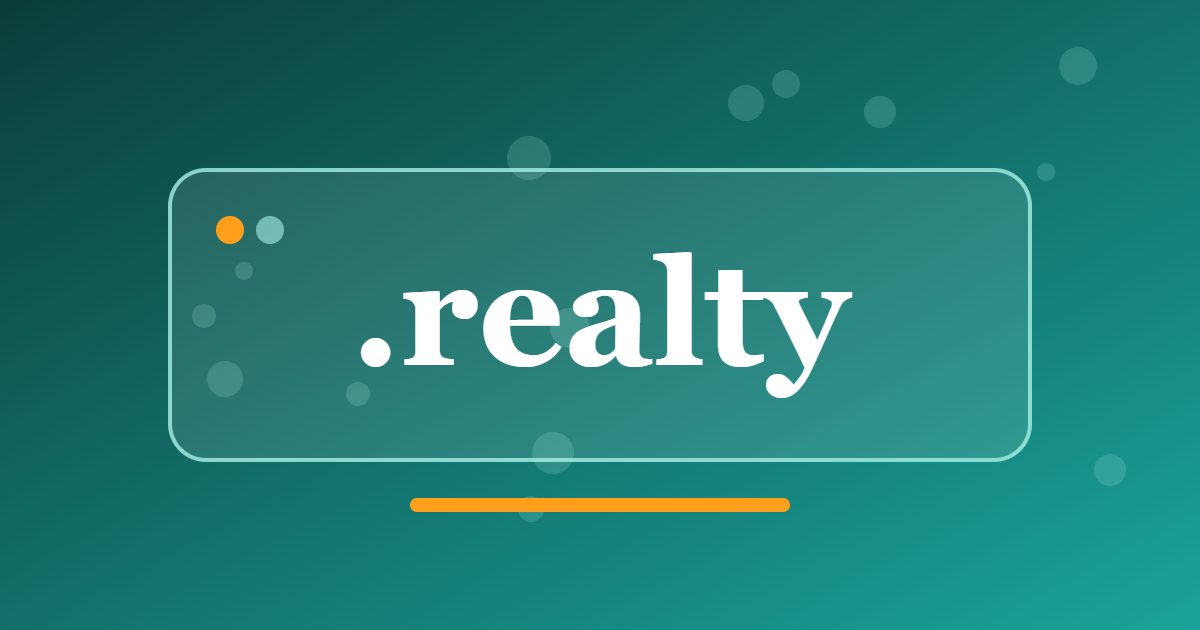 .realty Domain: A Clear Real Estate Name for Agencies and Property Websites
