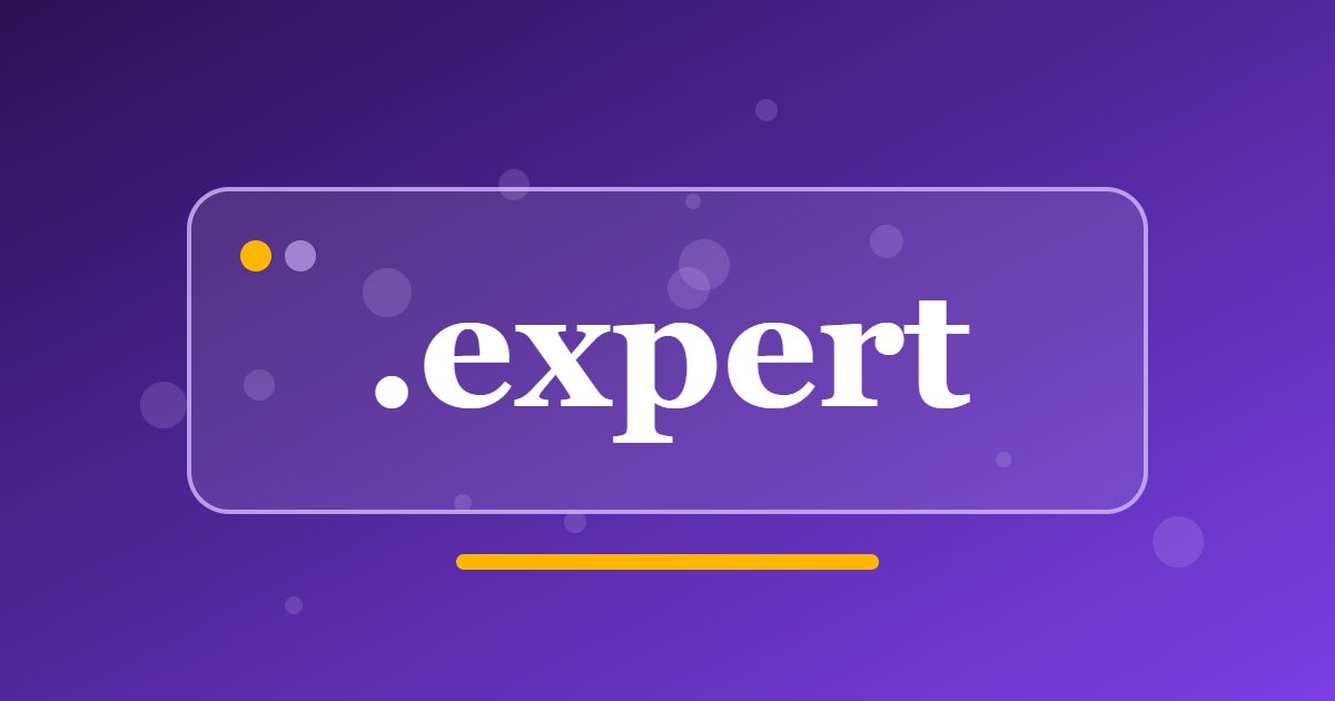 .expert Domain: An Address for Consultants, Trainers and Specialists Who Share Knowledge