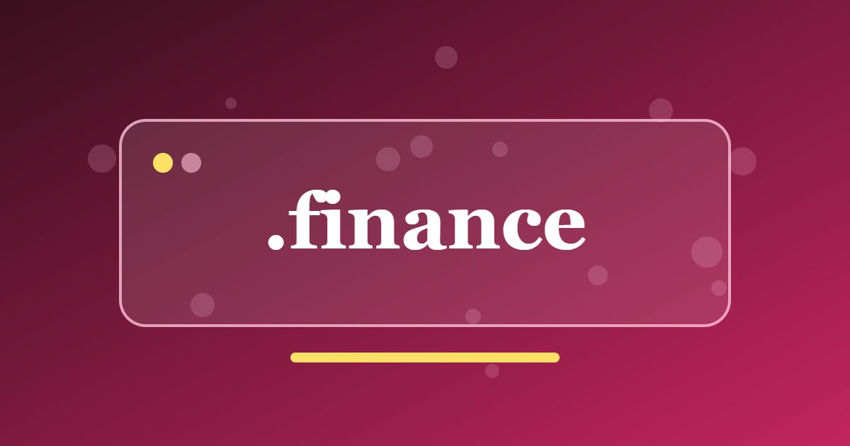 .finance Domain: A Clear Address for Financial Education and Money Topics