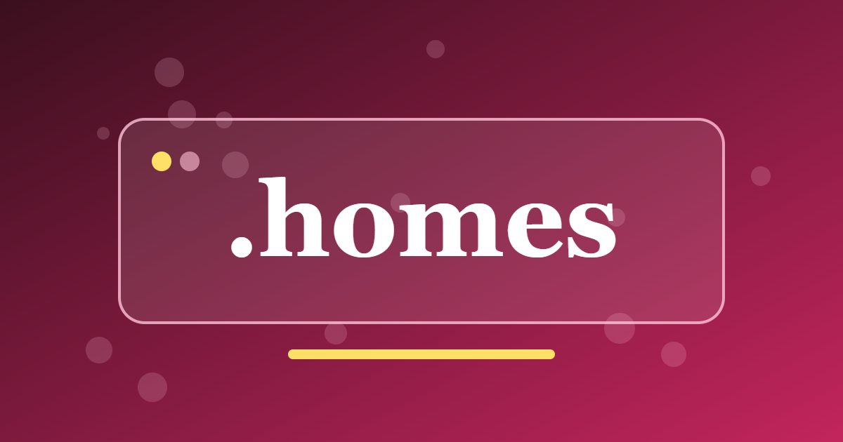 .homes Domain: A Broad Address for Home Life, Interiors and Household Topics