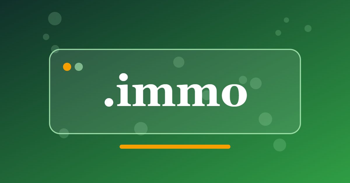 .immo Domain: A Short Property-Themed Address Based on the Word for Real Estate