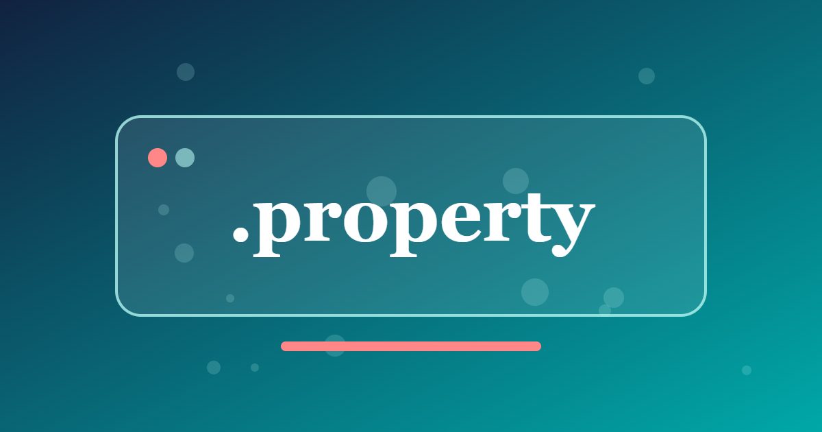 .property Domain: A Clear Address for Estate Agents, Landlords and Developers