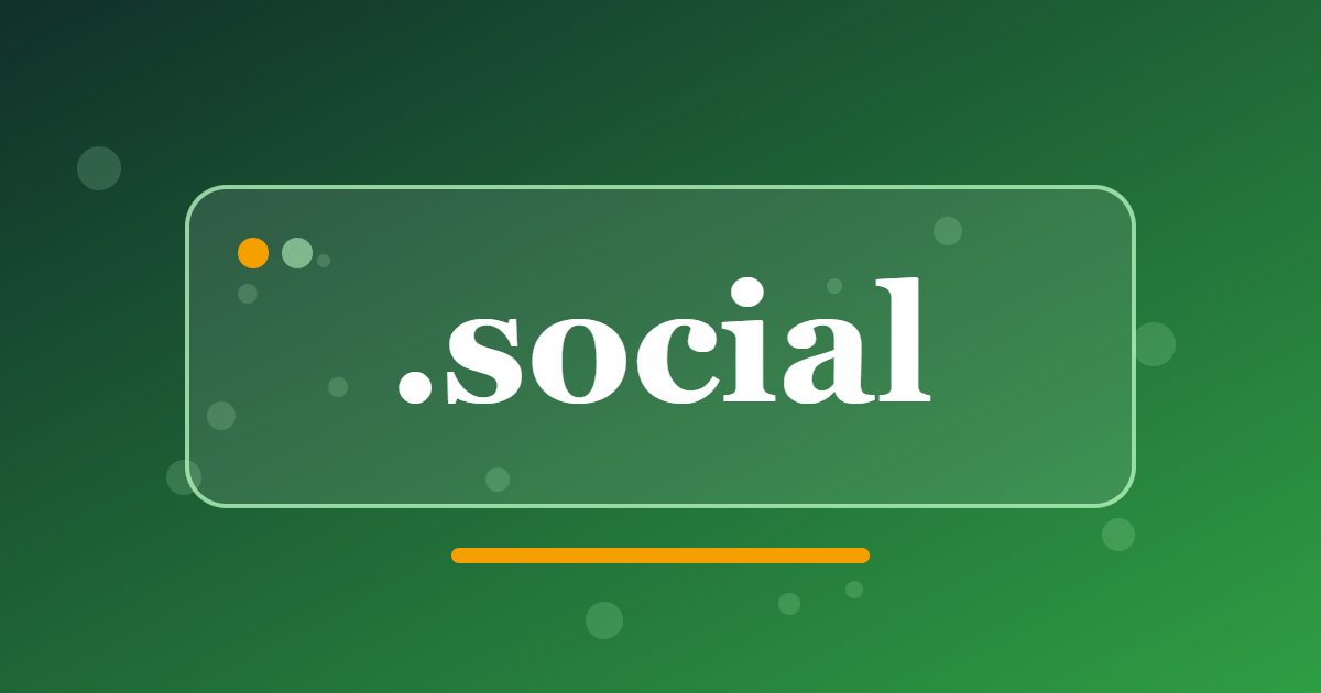 .social Domain: A Community Address for Groups, Causes and Social Projects