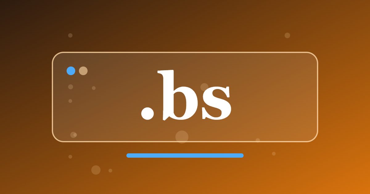 .bs Domain: An Address for Businesses and Projects in the Bahamas