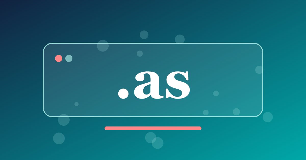 .as Domain: A Short Country Address for American Samoa and Pacific Projects