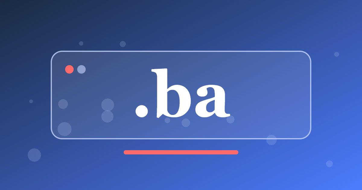 .ba Domain: A National Address for Businesses and Projects in Bosnia and Herzegovina