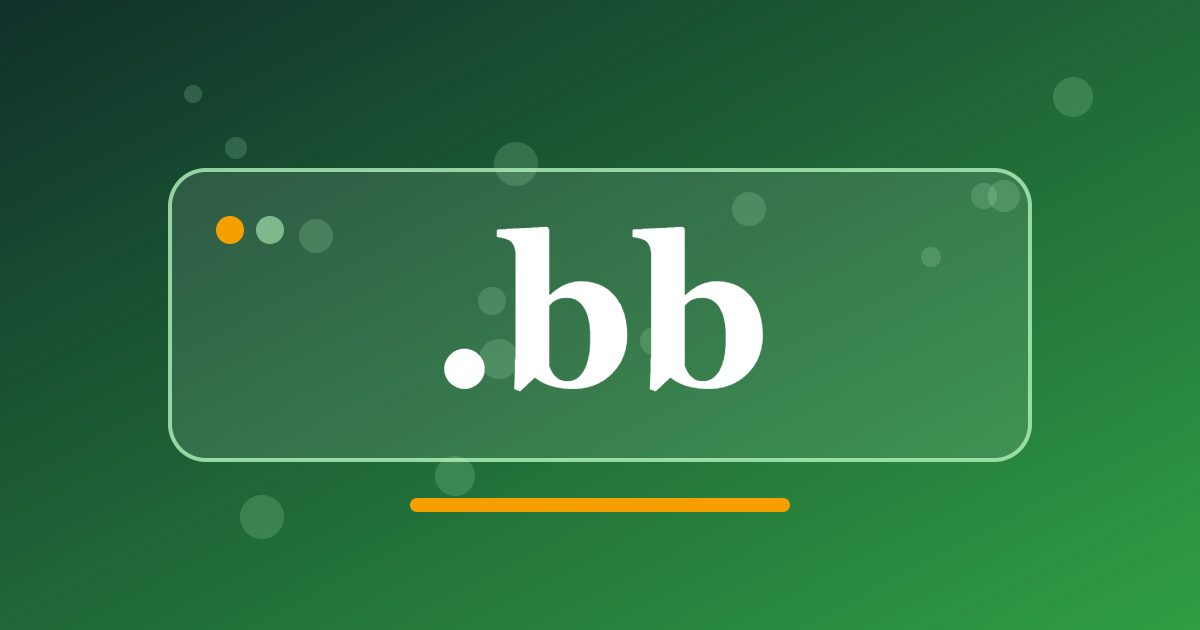 .bb Domain: Short Island Branding for Barbadian Firms, Tourism and Community Groups
