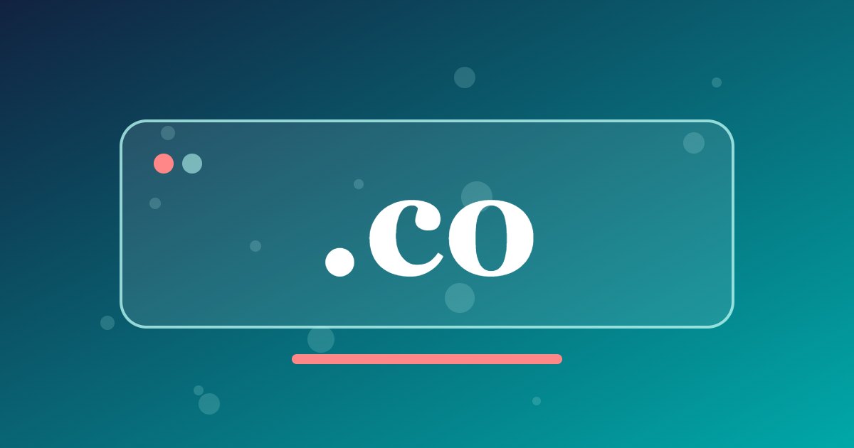 .co Domain: The Short Alternative to .com Born in Colombia
