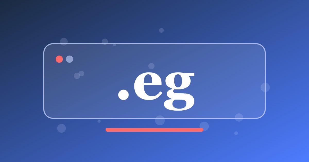 .eg Domain: The National Address for Egyptian Businesses and Local Services