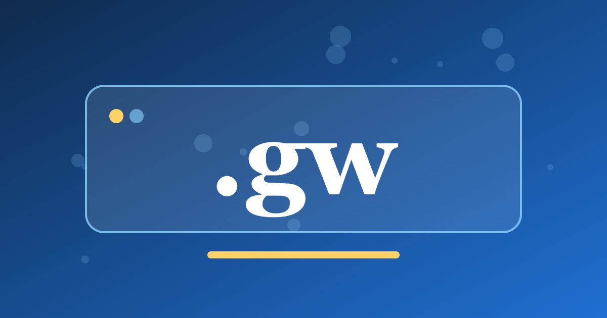 .gw Domain: A Country Address for Guinea-Bissau Businesses and Local Projects