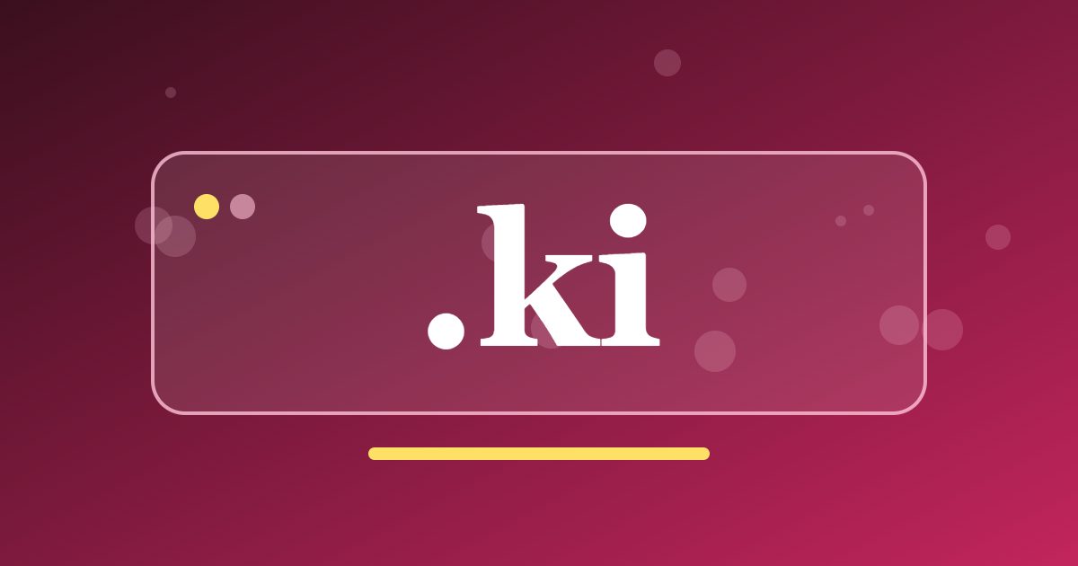 .ki Domain: A Pacific Island Address for Kiribati Businesses, Tourism and Community Projects