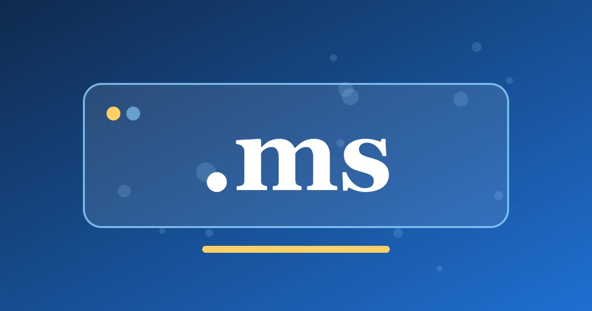 .ms Domain: A Small Caribbean Island Address for Local Groups and Island Businesses