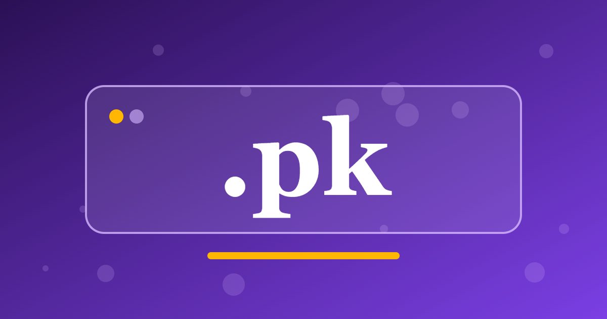 .pk Domain: South Asian Country Address for Software Firms, Universities and Newsrooms