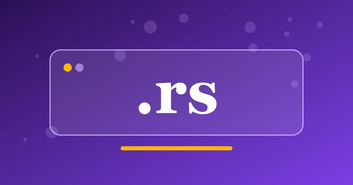 .rs Domain: A Balkan Country Address for Local Trade, Culture and Learning