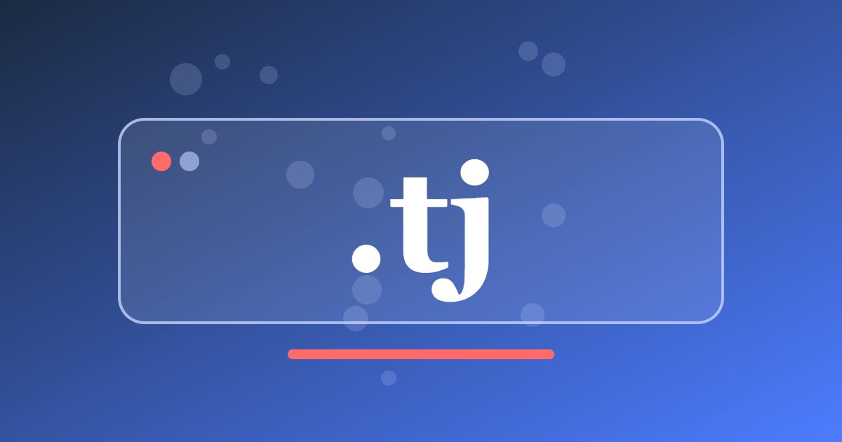 .tj Domain: The Country Address for Tajikistan Businesses and Mountain Projects