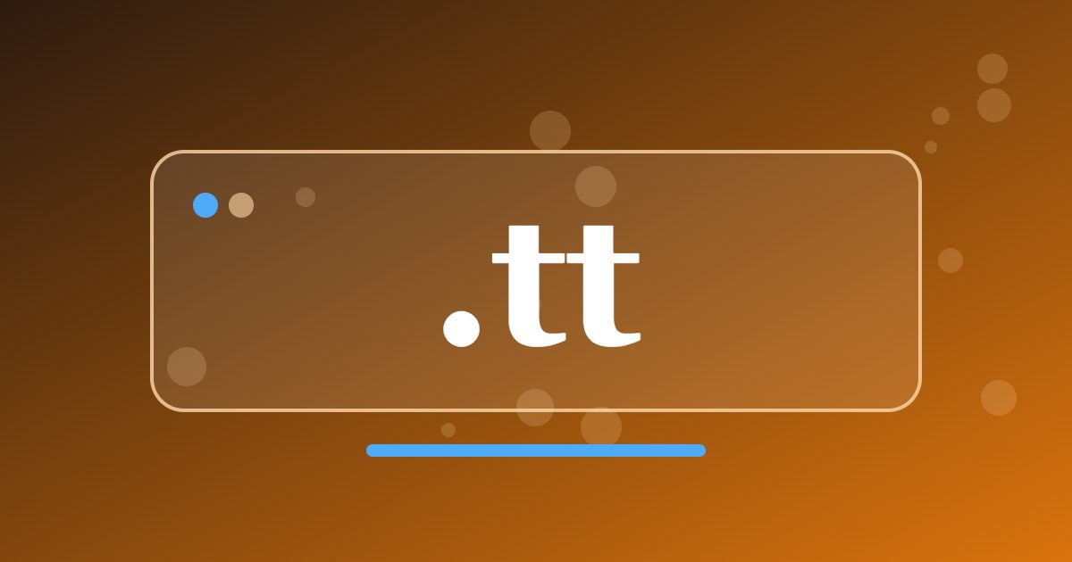 .tt Domain: The Country Address for Trinidad and Tobago Culture and Commerce