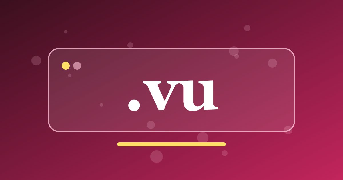.vu Domain: A Pacific Island Address for Eco Tourism, Crafts and Local Life