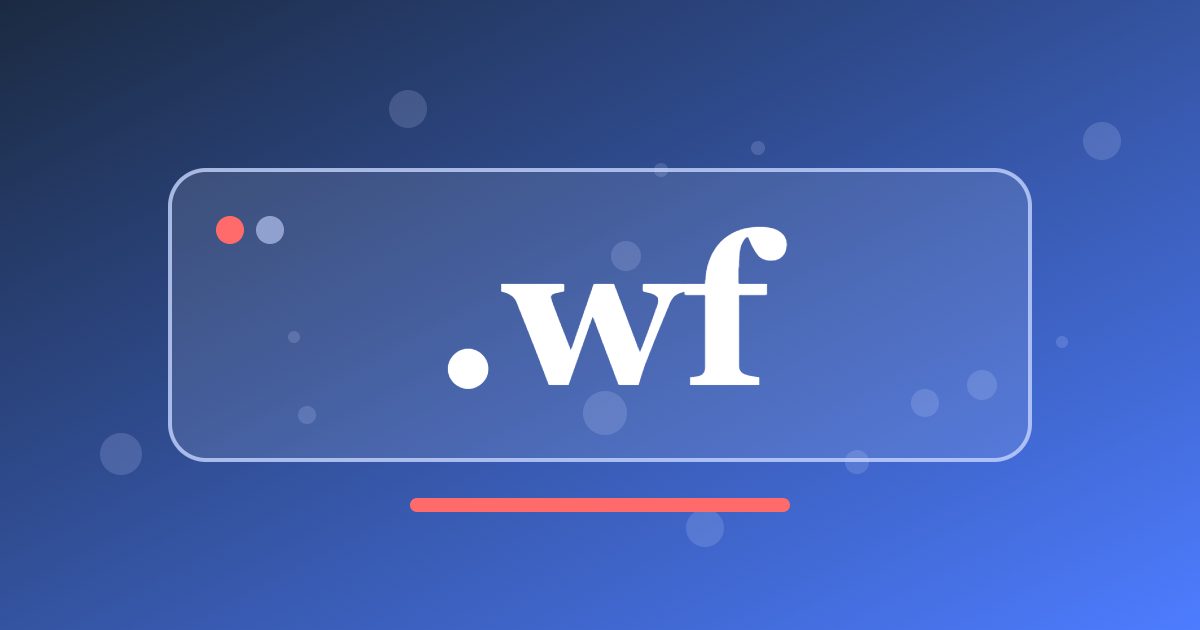 .wf Domain: A French Overseas Address for Island Communities and Local Projects
