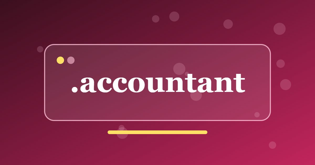 .accountant Domain: A Clear Address for Bookkeepers, Tax Advisers and Audit Firms
