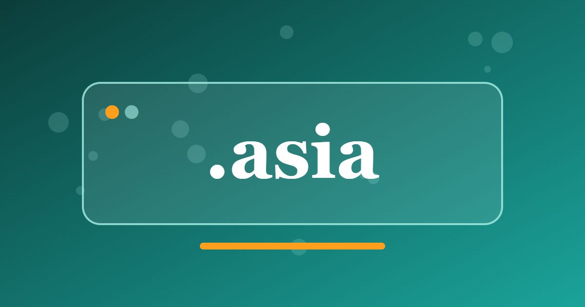 .asia Domain: A Sponsored Regional Address for Asia-Pacific Organisations and Communities