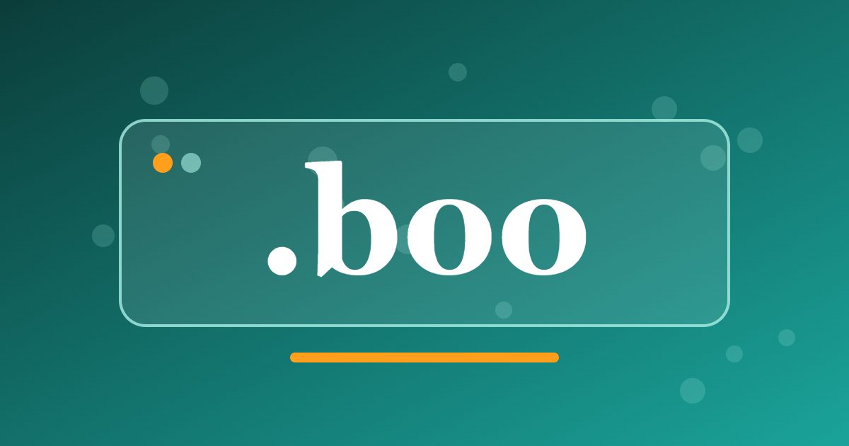 .boo Domain: A Short, Playful Address for Games, Halloween and Fun Projects