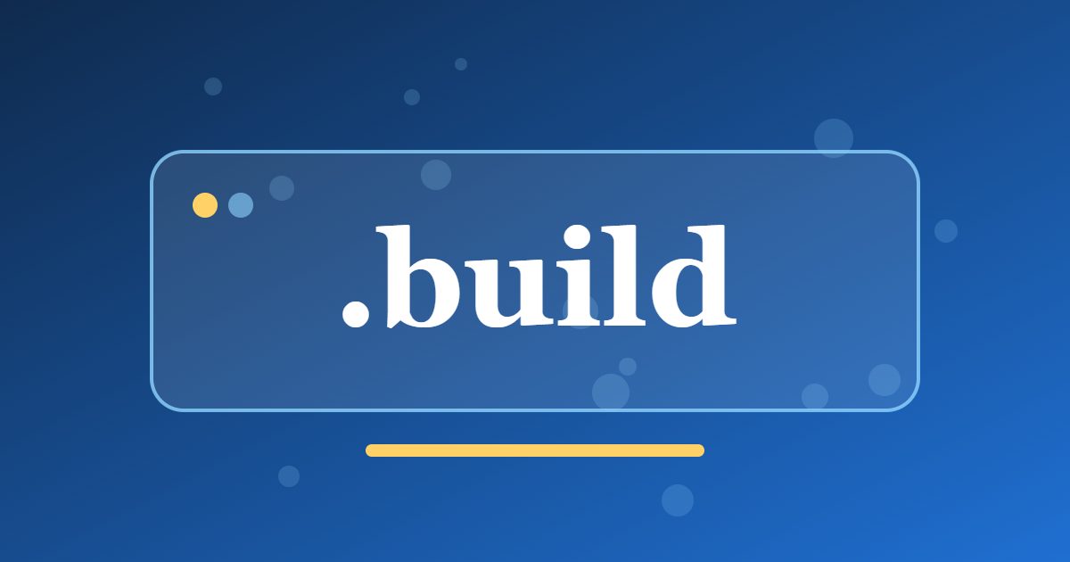 .build Domain: A Short Address for Construction Firms, Software Projects and Repairs