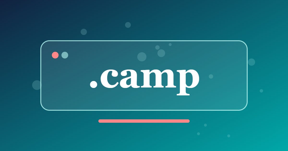 .camp Domain: An Outdoor Address for Campsites, Summer Camps and Trekking Groups