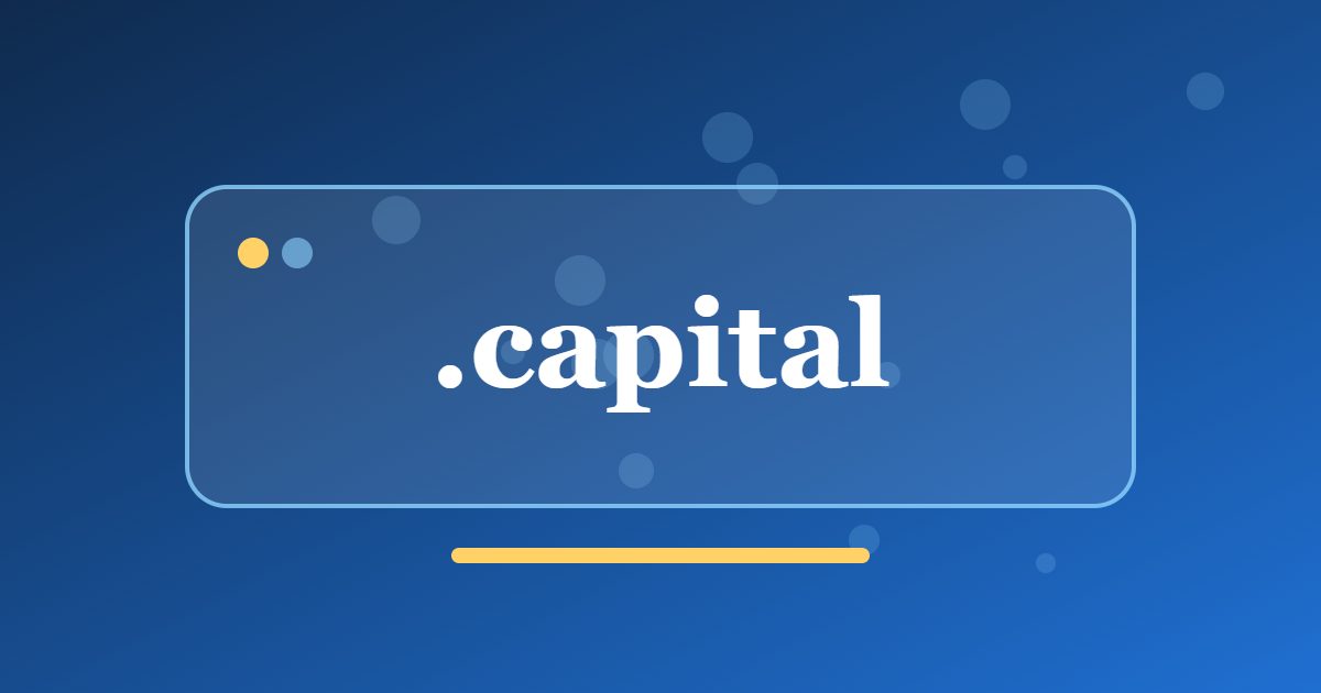 .capital Domain: A Generic Address for Finance Firms, Property Groups and City Guides