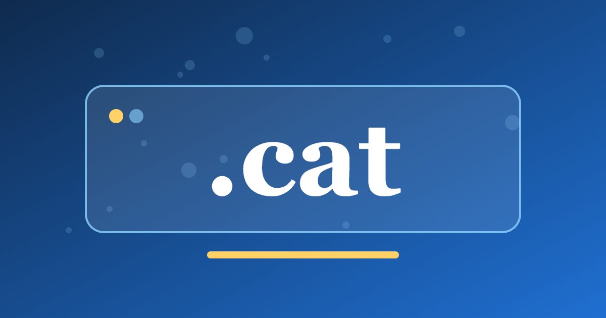 .cat Domain: A Community Address for Catalan Language, Culture and Local Projects