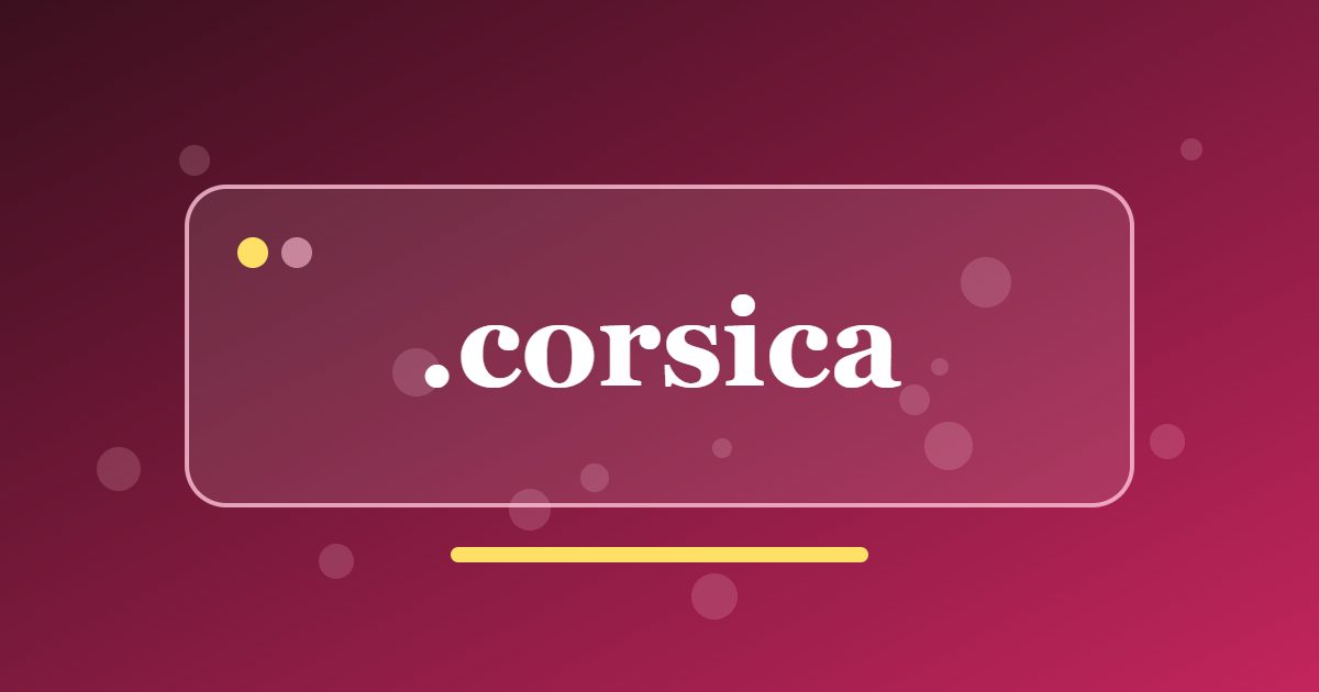 .corsica Domain: A Mediterranean Island Address for Guides, Walkers and Local Businesses