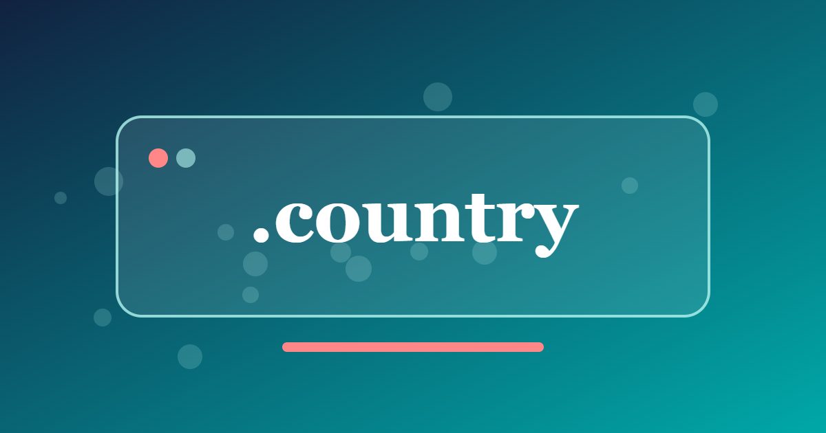.country Domain: A Plain Address for Farms, Rural Life and Country Music